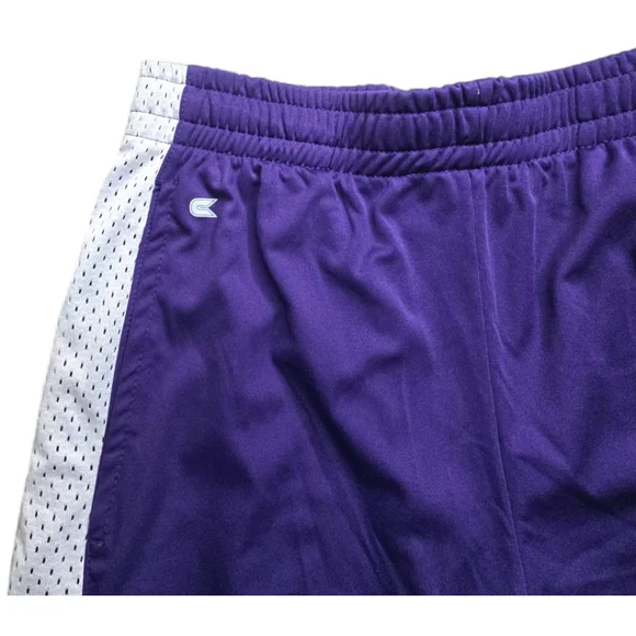 LSU Tigers Colosseum Athletic Shorts Mens M Purple NCAA Basketball Gym Training - Picture 11 of 11
